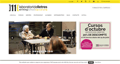 Desktop Screenshot of laboratoridelletres.com